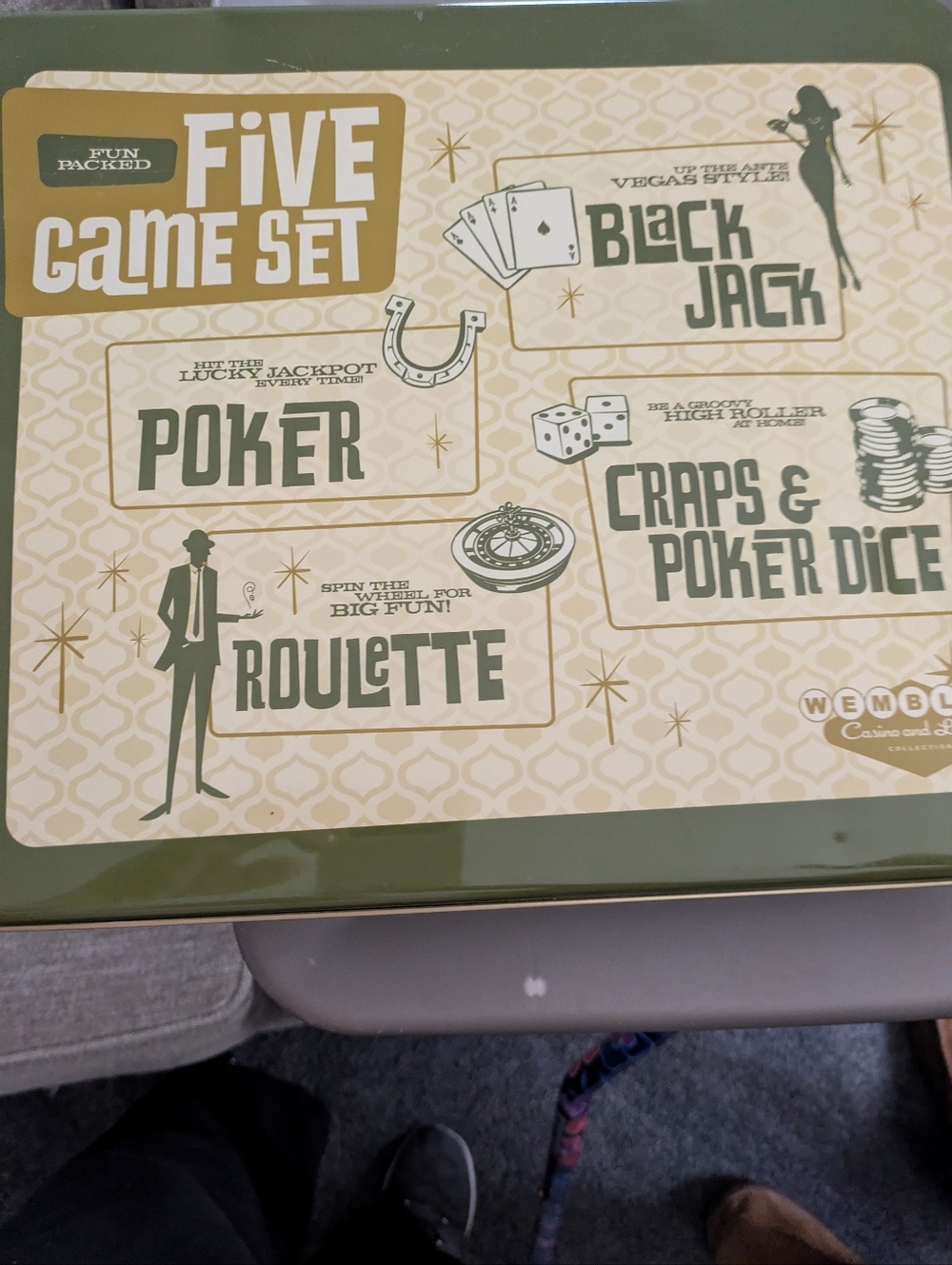 Wembley Five Game Set Home Casino NTW
